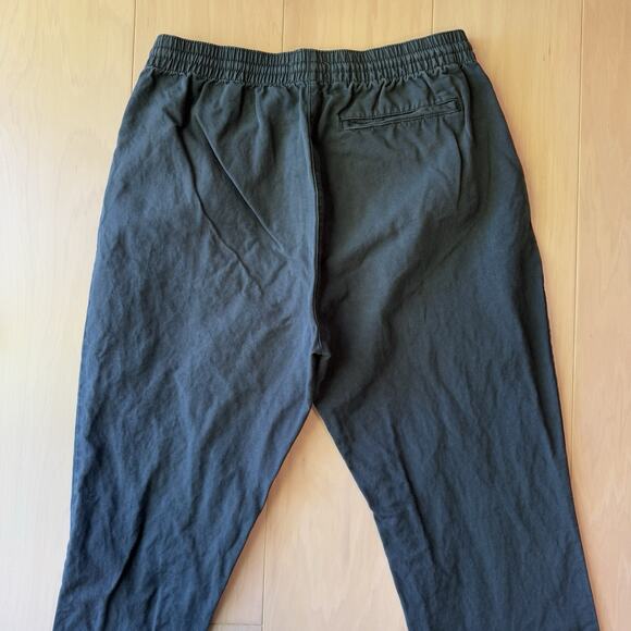 Wellen Pants Large Dark Gray Minimalist Chino Jogger New York Streetawear - Picture 7 of 9